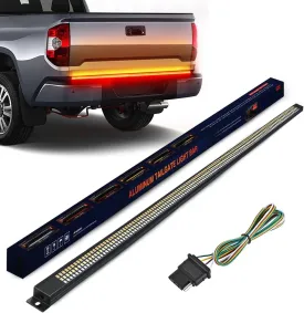 60 Inch Aluminum Frame Triple Row 1200 Leds Red White Amber Light Strip