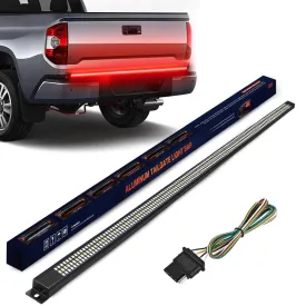 60 Inch Aluminum Frame Triple Row 1200 Leds Red White Light Strip