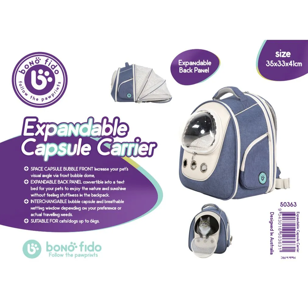 Bono Fido Expandable Soft Carrier Backpack