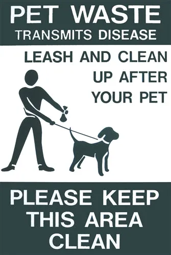 DOGIPOT™ On Leash - Aluminum Sign