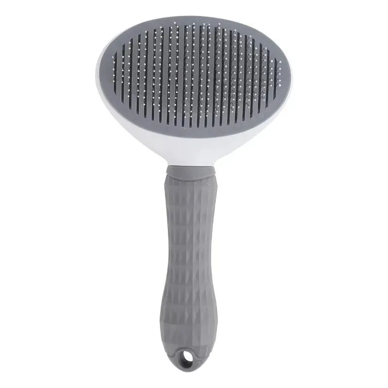 Easy Self-Cleaning Pet Hair Remover Brush for Dogs/Cats/Rabbits. Great for De-matting Pets Hair.