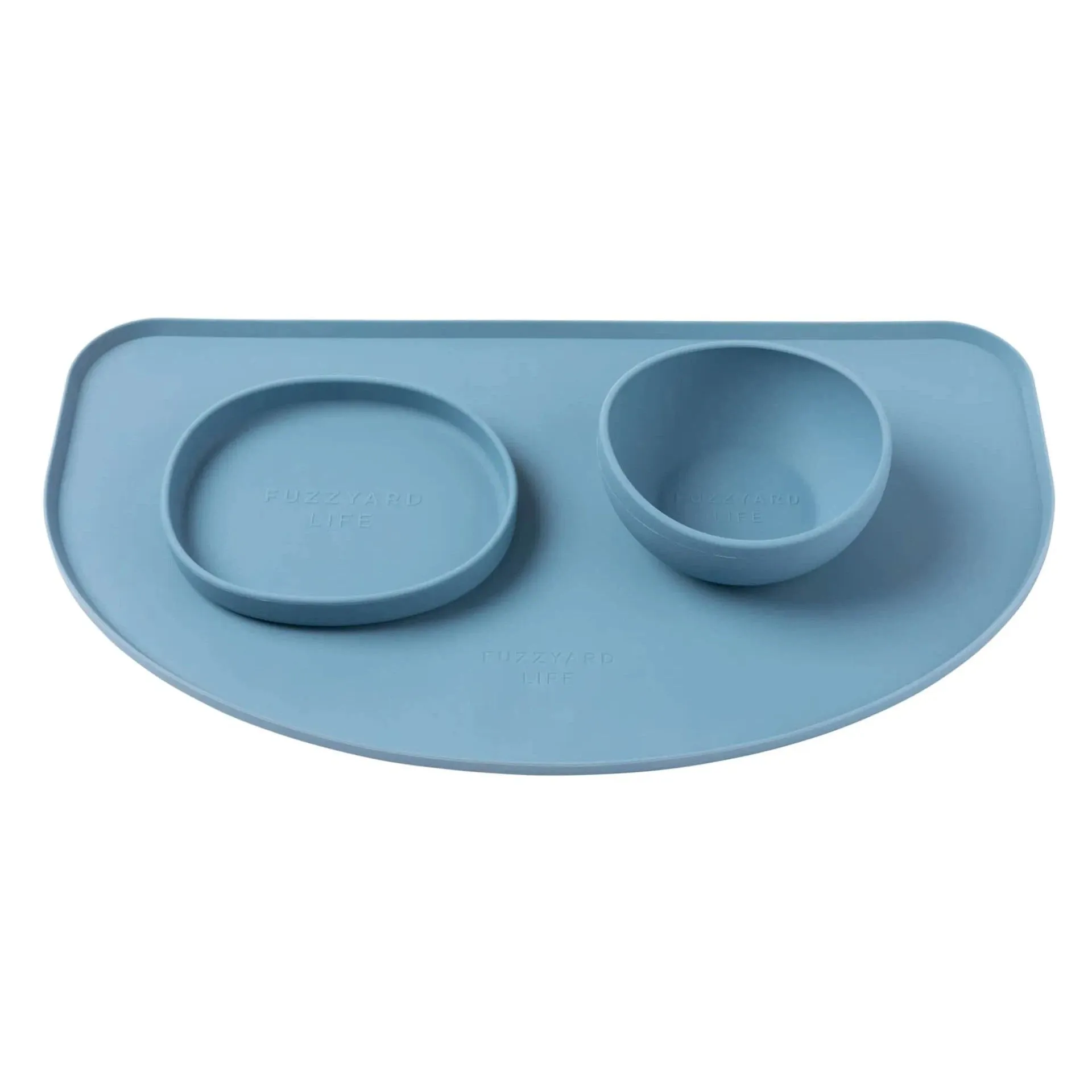 FuzzYard Life Silicone Feeding Mat French Blue