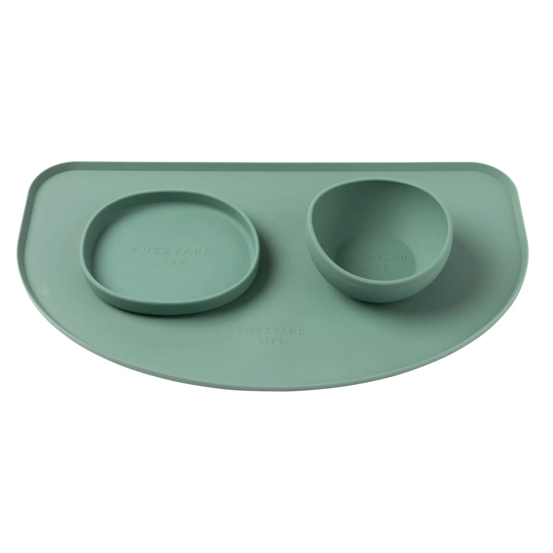 FuzzYard Life Silicone Feeding Mat Myrtle Green