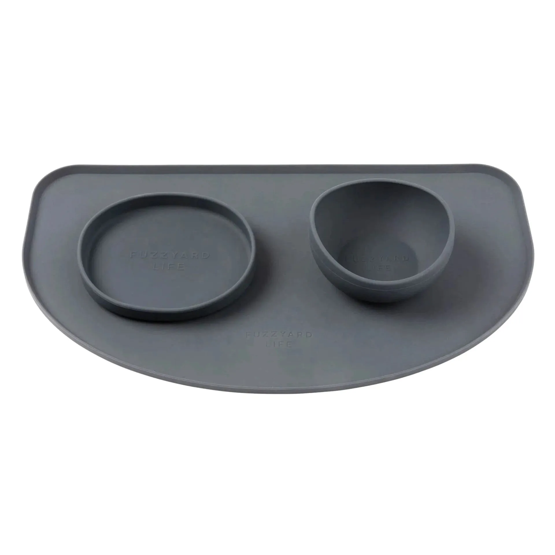 FuzzYard Life Silicone Feeding Mat Slate Grey