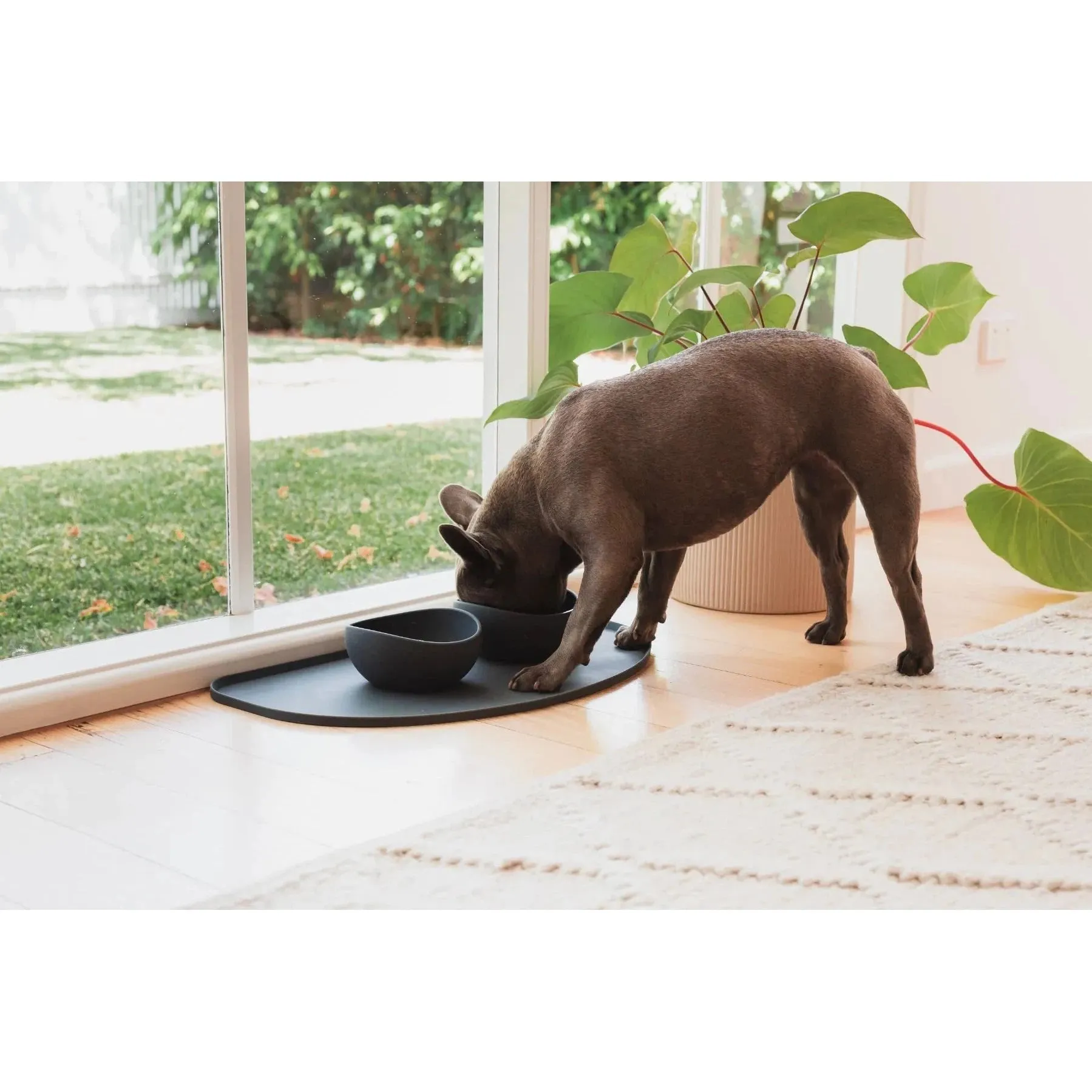 FuzzYard Life Silicone Feeding Mat Slate Grey