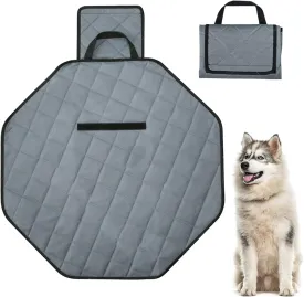 Hamiledyi Washable Pee Pads for Dog Octagon Dog Playpen Mat Reusable Puppy Training Pad Non-Slip Absorb Water Whelping Pads for Incontinence Potty Playpen Crate
