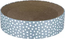 Kitty City Cat Corrugate Round Bed Scratcher Collection, Dot Pattern