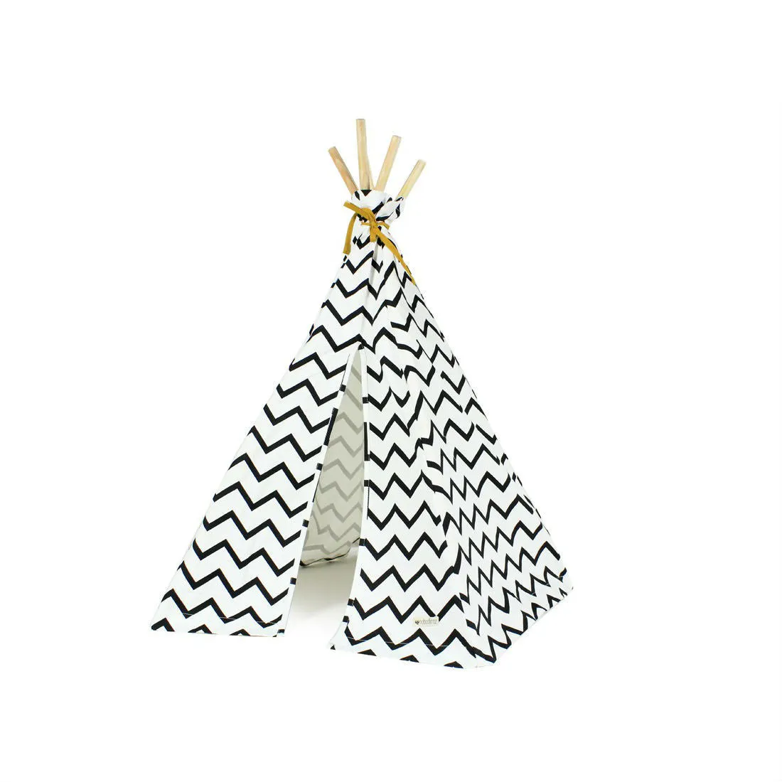 Nobodinoz Arizona Teepee Mini Zigzag Black
