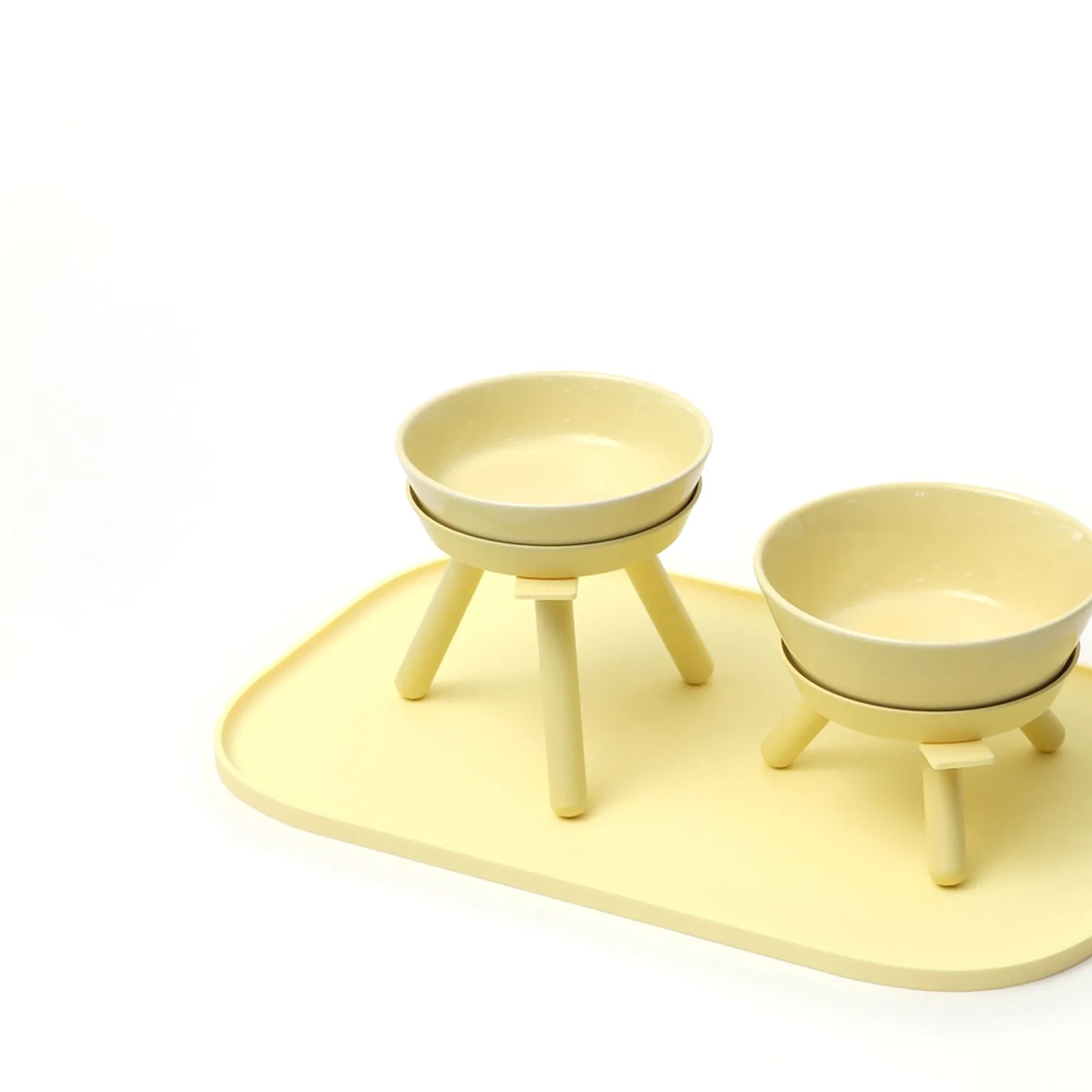 Oreo Pet Table with Bowl - Tall