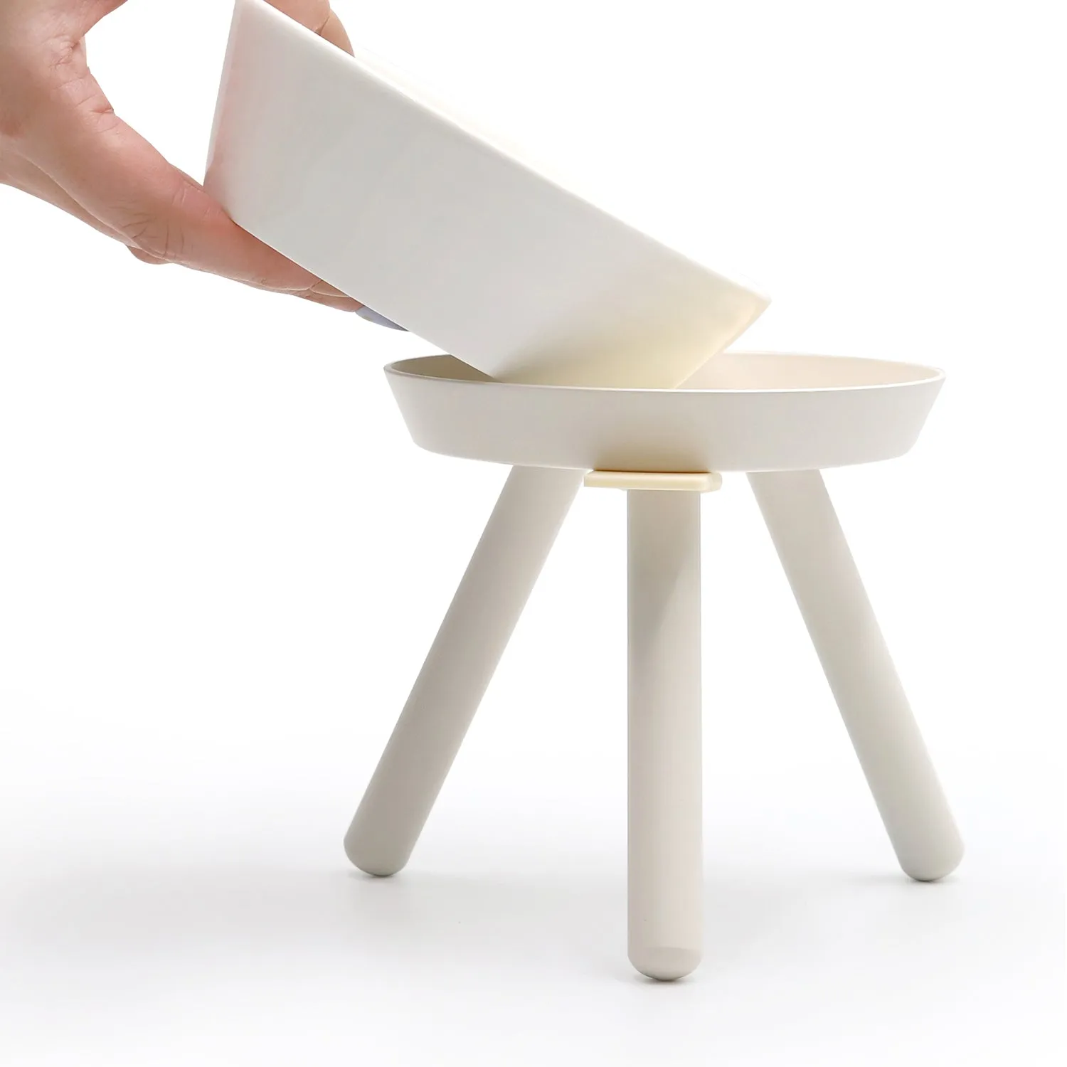 Oreo Pet Table with Bowl - Tall