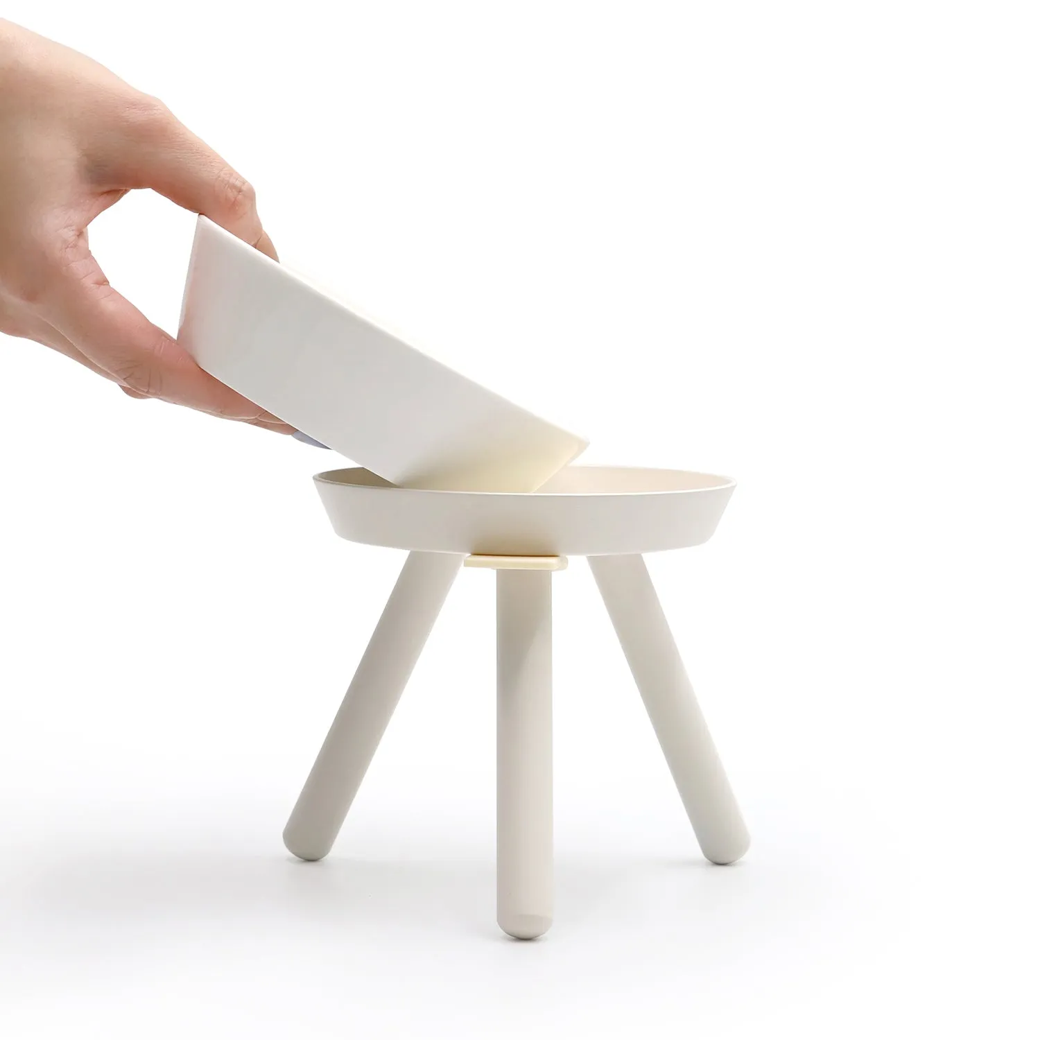 Oreo Pet Table with Bowl - Tall