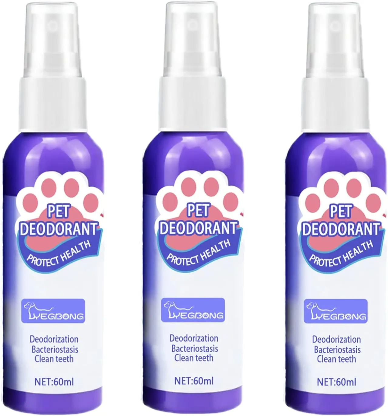 Pets Oral Spray,Pets Breath Freshener Spray Care Cleaner,Dog And Cat Dental Cleaning Spray for Eliminating Bad Breath And Stopping Oral Diseases (2PCS)