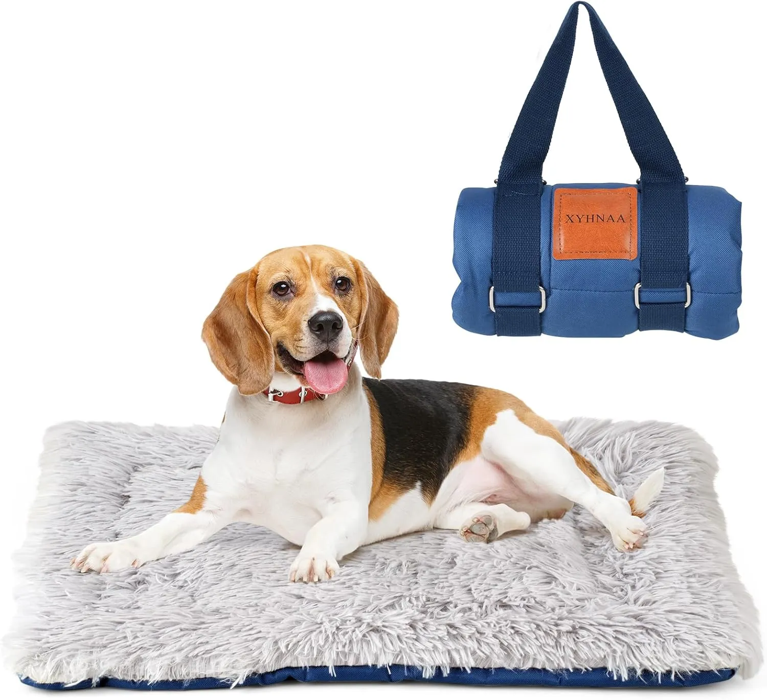 Portable Dog Bed Mat for Small Dogs, 22 x16 inch Washable Dog Crate Pad, Waterproof and wear-Resistant Kennel Pad Sleeping Mattress for Outdoor Indoor (Small)