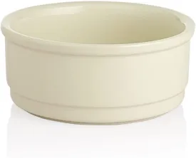 Sweejar Ceramic Dog Bowls, Dog Food Dish for Small Dogs and Cat, Heavy Duty Porcelain Pet Bowl for Canned Food and Water 17 Fl OzWhite