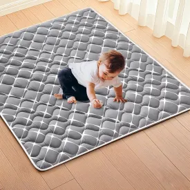 Vibe bear High-Density Foam Baby Play Mat,36x36 Inches Thicken One-Piece Infants Crawling Mat,Comfortable and Soft Baby Playmat,Non Slip Washable Floor Mat for Babies,Infants,Toddlers
