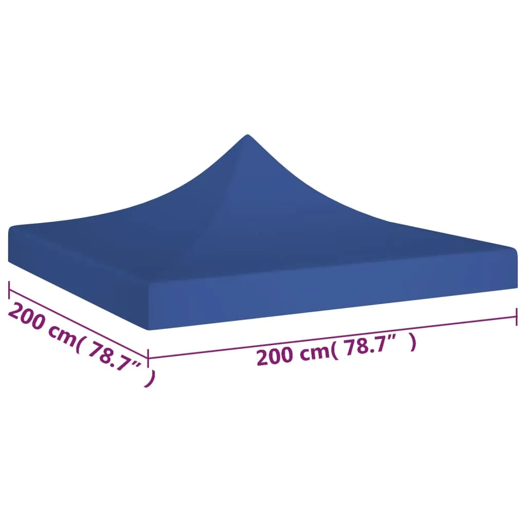 vidaXL Party Tent Roof 2x2 m Blue 270 g/m²