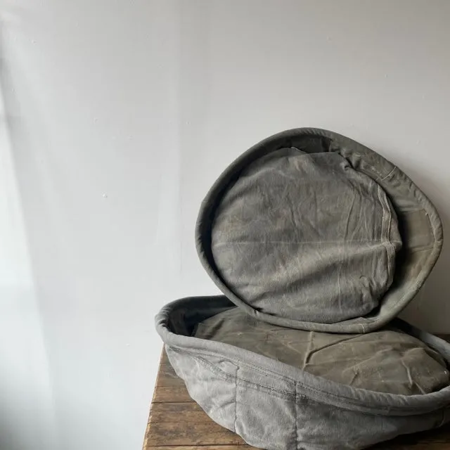 Vintage Tent Fabric Pet Bed