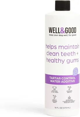 Well & Good Tartar Control Water Additive for Dogs (1)